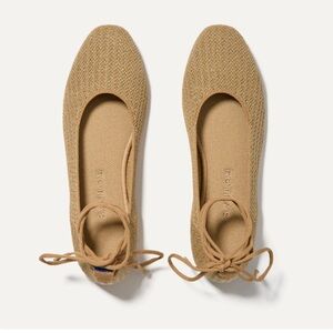 Rothy's Beige Women's Flats with Bow Detail